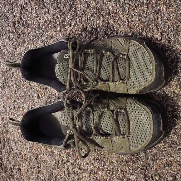 Salomon Pro Olive Hiking Trail Shoes men's sz 10 - Picture 2 of 14